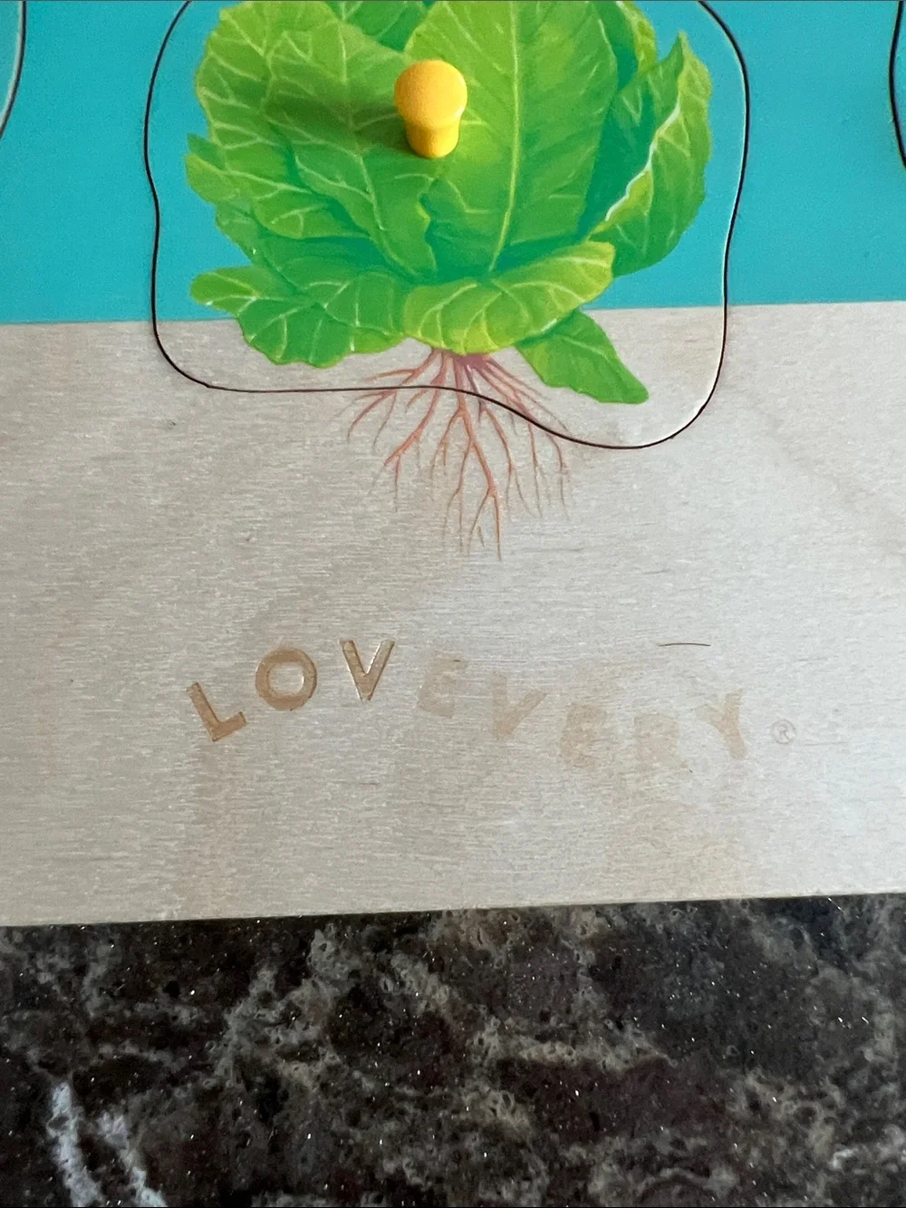 Lovevery Community Garden Wooden Peg Puzzle